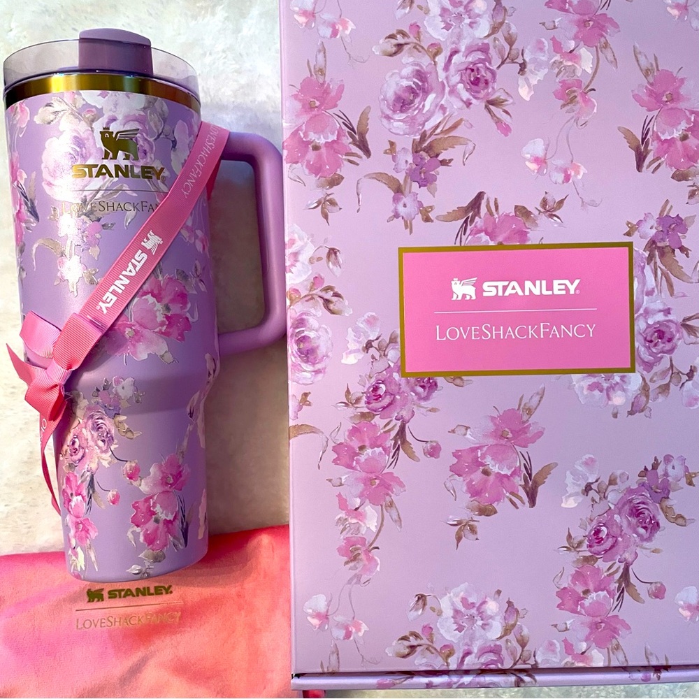 STANLEY X LOVESHACKFANCY QUENCHER | 40 OZ  |  HAPPY THOUGHTS